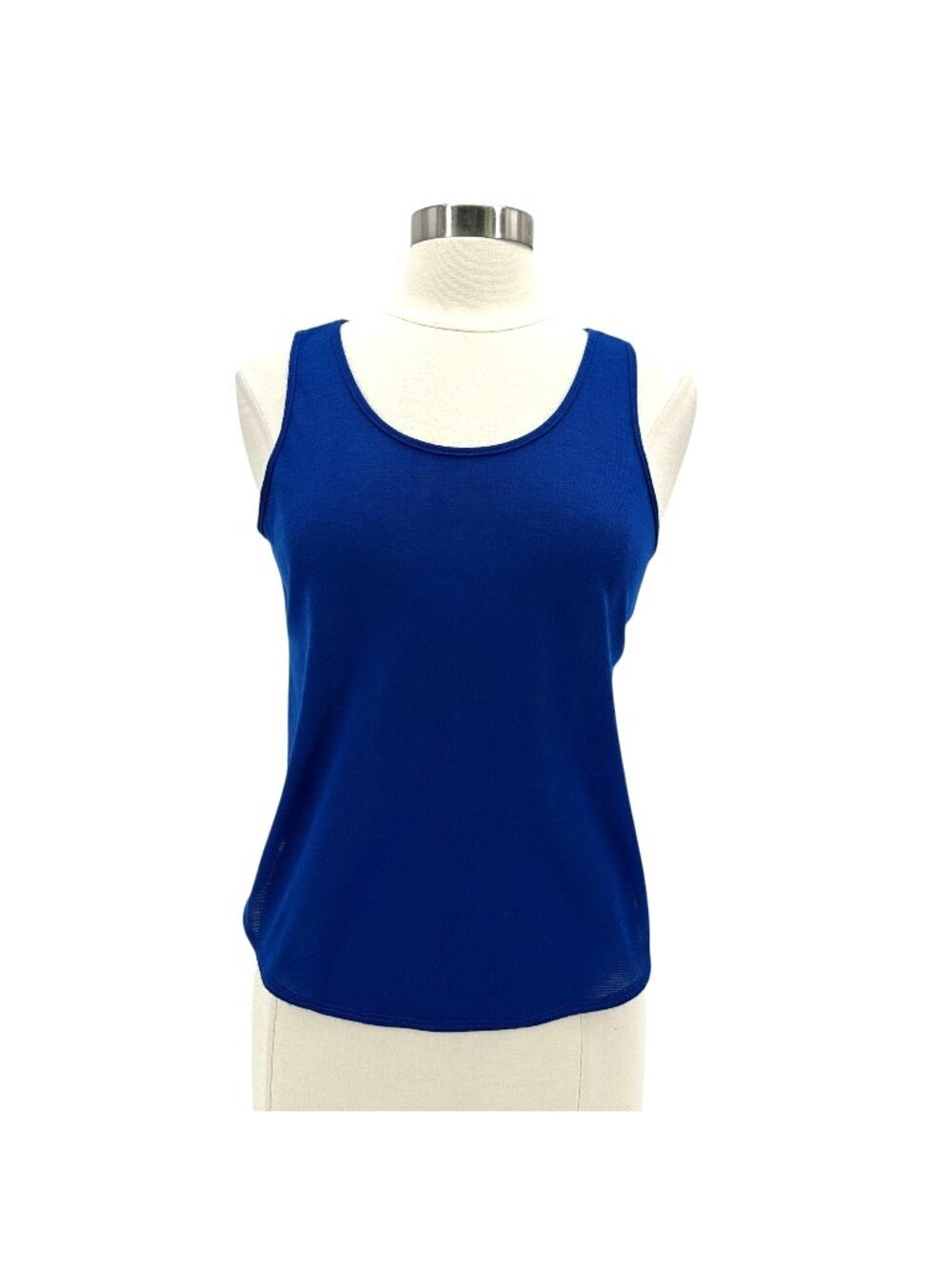 Vintage Hind Womens Medium Tank Top Lightweight Semi-Sheer Blue USA
